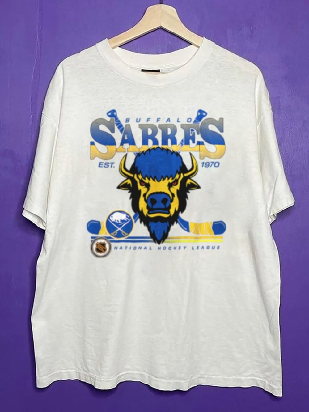 90s Vintage Buffalo Sabres Hockey Shirt, NHL Buffalo Sabres Men Women Shirt Tee